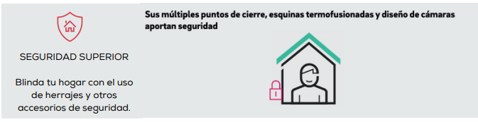 Seguridad superior: múltiples puntos de cierre, esquinas termofusionadas y diseño de cámaras